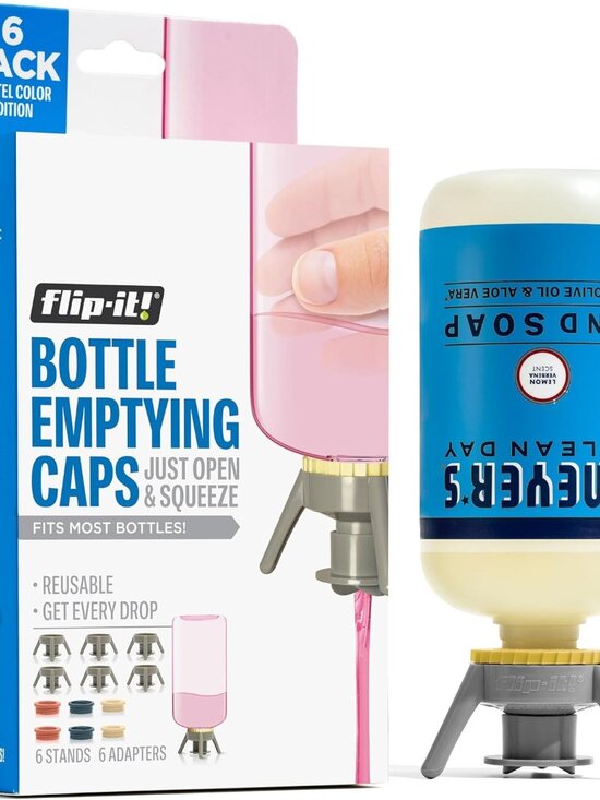 Other - Bottle Emptying Kit – 6 Bottle Pack - No more wasted product - Fits most plastic